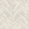 Papeldecor|Carved wood wallpaper in herringbone pattern, grey with shine|Wood Imitation