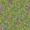 Papeldecor|Classic baroque wallpaper with birds and green and gold ornaments|Wallpaper