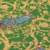 Papeldecor|Classic baroque wallpaper with birds and green and gold ornaments|Wallpaper