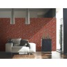 Papeldecor|Klassische Barocktapete mit Vögeln und Ornamenten in Rot und Gold|Tapeten