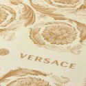 Papeldecor|Papel pintado barroco floral ornamental beige y dorado|Papel Pintado