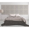 Papeldecor|Silver baroque circular floral ornamental wallpaper|Wallpaper
