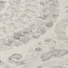Papeldecor|Silver baroque circular floral ornamental wallpaper|Wallpaper