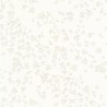 Papeldecor|Papier peint à petites fleurs métallisé blanc crème|Papier Peint