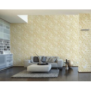 Papeldecor|Tapete schwarzer Marmor mit beigen Aderungen|Tapeten 2