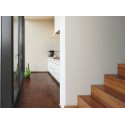 Papeldecor|Minimalist wallpaper small white cream glossy diamonds|Wallpaper