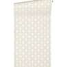 Papeldecor|Minimalist wallpaper small white cream glossy diamonds|Wallpaper