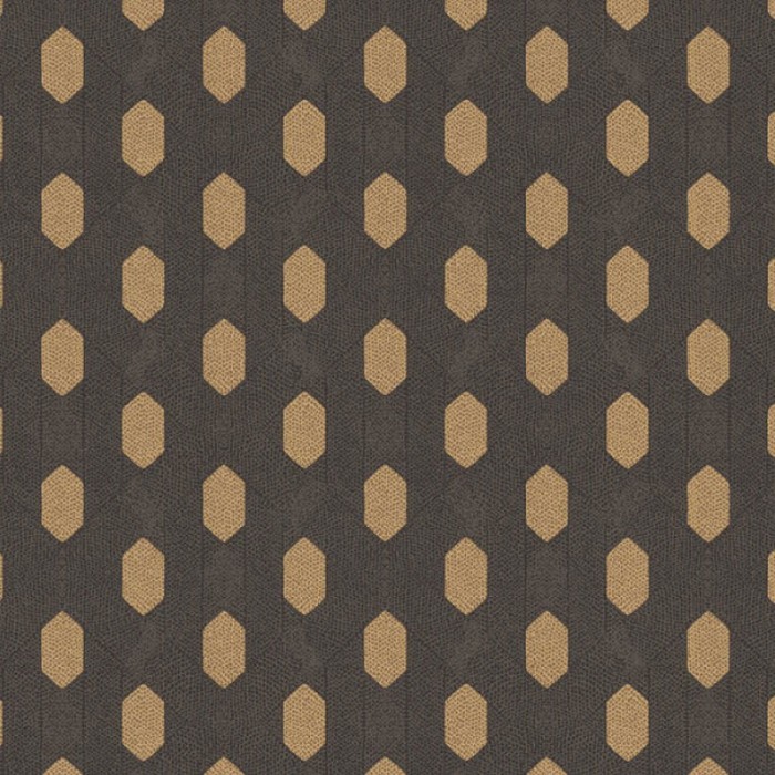 Papeldecor|Modern ethnic-style wallpaper in brown with a glossy finish|Wallpaper