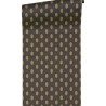 Papeldecor|Tapete Moderner Ethnostil Braun glänzend|Tapeten