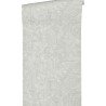Papeldecor|Moderne Tapete Textiloptik afrikanischer Stil silbergrau|Tapeten