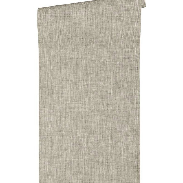 Papeldecor|Papier peint uni élégant effet textile gris taupe|Papier Peint