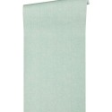 Papel pintado liso efecto téxtil verde menta -  219-2081