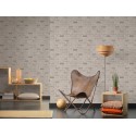 Papeldecor|Tapete beige Ziegeloptik|Ziegelimitat