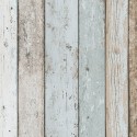 Papeldecor|Wallpaper vintage blue and turquoise wood panels|Wood Imitation