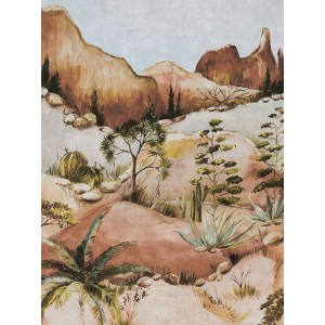 Eijffinger|Wall mural worn tiles white grey|Wallmurals 2