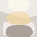 Eijffinger|Wall mural contemporary art circles sandy beige|Wallmurals