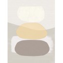 Eijffinger|Wall mural contemporary art circles sandy beige|Wallmurals