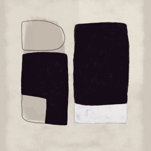 Eijffinger|Papier peint panoramique figures modernes brun taupe|Panoramiques