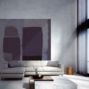 Eijffinger|Wandbild moderne zeitgenössische Kunst schwarz weiß|Wandbild 2