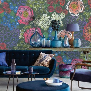 Pip Studio|Wandbild romantische Vintage-Blumencollage|Wandbild