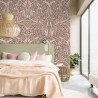 Eijffinger|Wall mural ornamental floral in pink tones|Wallmurals