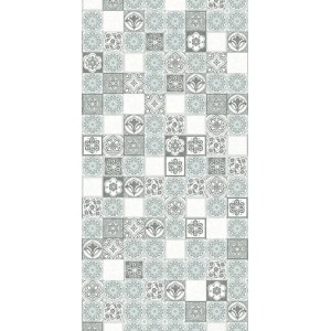 As Creation|Moroccan arabesque tile wallpaper turquoise green|Tile Imitation 2