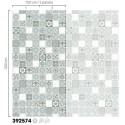 Eijffinger|Papier peint panoramique carreaux usés blanc gris|Panoramiques