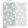 Eijffinger|Wall mural worn tiles white grey|Wallmurals