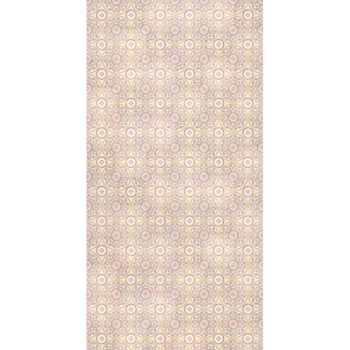 Eijffinger|Papier peint panoramique mosaïque carreaux beige et rose|Panoramiques