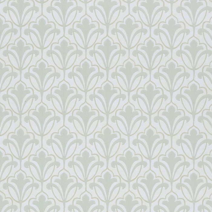 Eijffinger|Papel pintado flores de lis verde pastel romántico|Papel Pintado