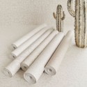 Eijffinger|Romantische Tapete kleine gestickte Blumen beige und weiß|Tapeten