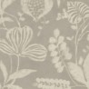 Eijffinger|Florale Tapete Stoffdruckoptik grau|Tapeten