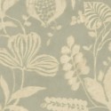 Eijffinger|Floral wallpaper with dyed pastel green fabric look|Wallpaper