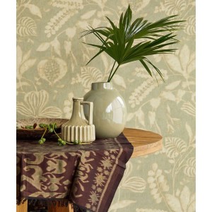 Marburg|Papier Peint à motifs floraux aquarelle beige et marron|Papier Peint 2