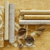 Eijffinger|Papel pintado floral tela teñida amarillo ocre|Papel Pintado