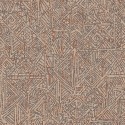 Eijffinger|Ethnic fabric wallpaper in terracotta brown|Wallpaper