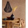 Eijffinger|Ethnic fabric wallpaper in terracotta brown|Wallpaper