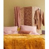 Eijffinger|Papier peint ethnique tissu épais rayures camel jaune|Papier Peint