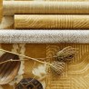Eijffinger|Papier peint ethnique tissu épais rayures camel jaune|Papier Peint