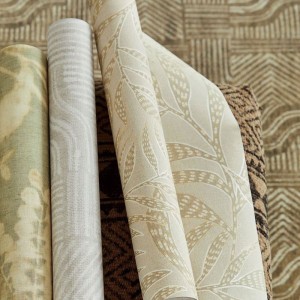 Eijffinger|Modern floral wallpaper with embossed shiny leaves|Wallpaper 2