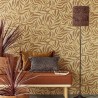 Eijffinger|Modern floral wallpaper with embossed shiny leaves|Wallpaper