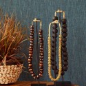 Eijffinger|Ethnic wallpaper in black fabric|Wallpaper