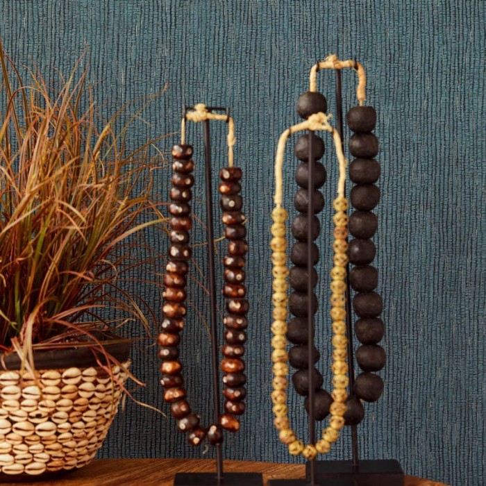 Eijffinger|Ethnische Tapete gestreifter Stoff grau|Tapeten