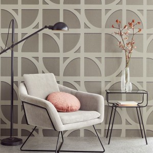 Elitis|Oriental silk wallpaper in white with textile texture|Wallpaper