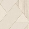 Eijffinger|Elegant geometric wallpaper in cream white and gold|Wallpaper
