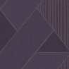 Eijffinger|Elegante geometrische Tapete violett und gold|Tapeten
