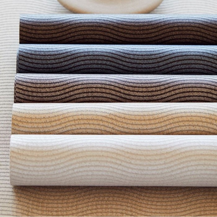 Eijffinger|Papel pintado ondas brillantes azul elegante|Papel Pintado