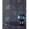 Eijffinger|Modern wallpaper with shiny chalk-effect copper brown circles|Wallpaper