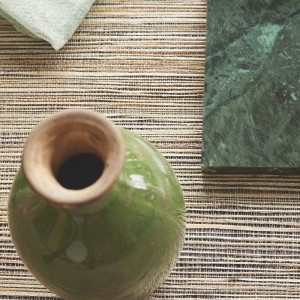Papeldecor|Prisma-Tapete modern Quadrate Blau und Gelb|Tapeten 2