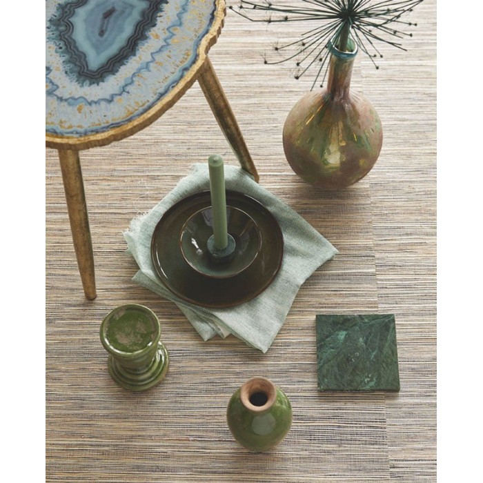 Papeldecor|Papel pintado tela de cañas o rafia, estilo rústico|Papel Pintado